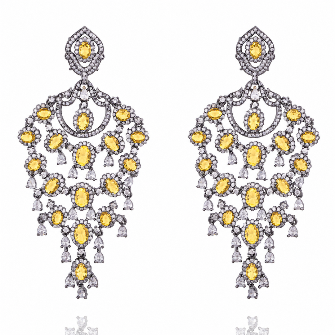 Rabella Earrings - Yellow