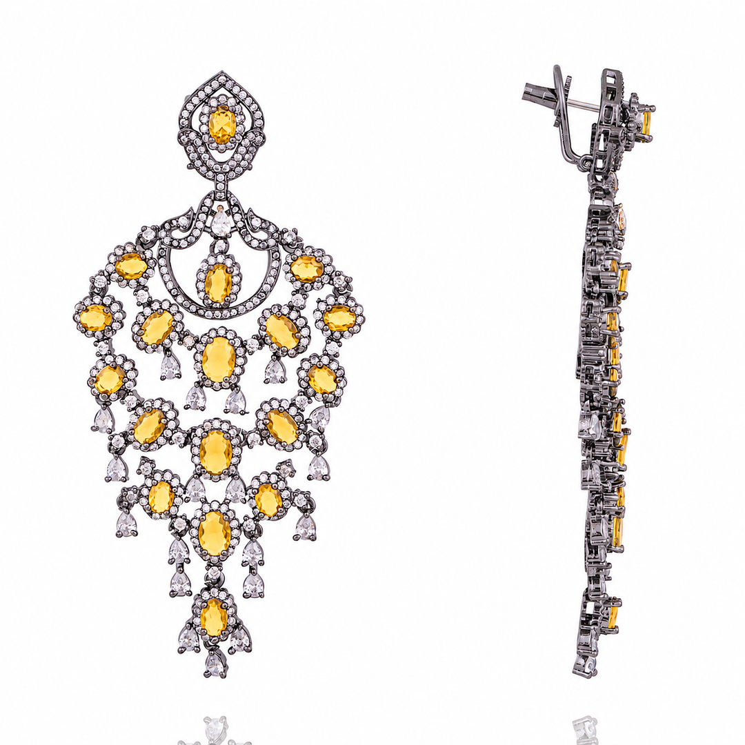 Rabella Earrings - Yellow