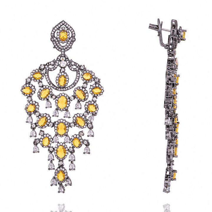 Rabella Earrings - Yellow