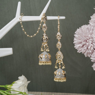 Mewal Earrings - Grey