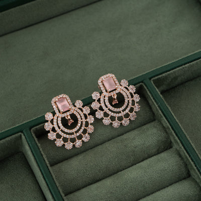 Sarina Earrings - Pink