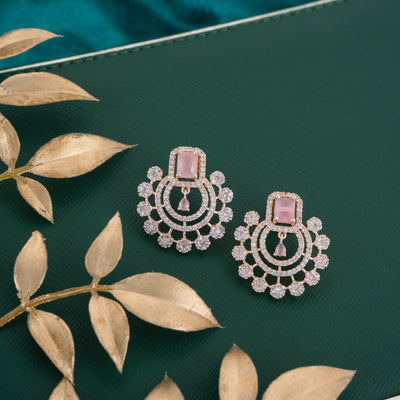 Sarina Earrings - Pink