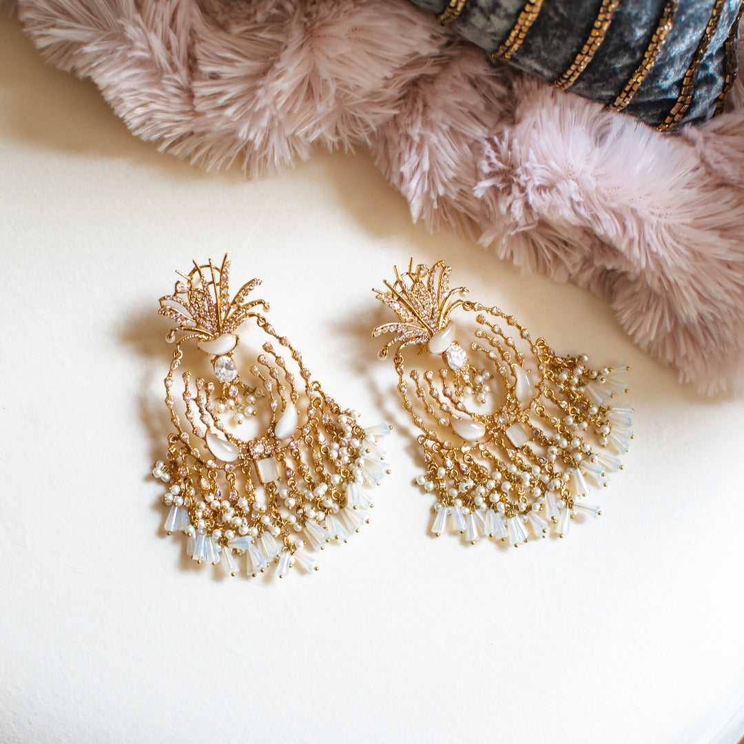 Ariana Earrings - White