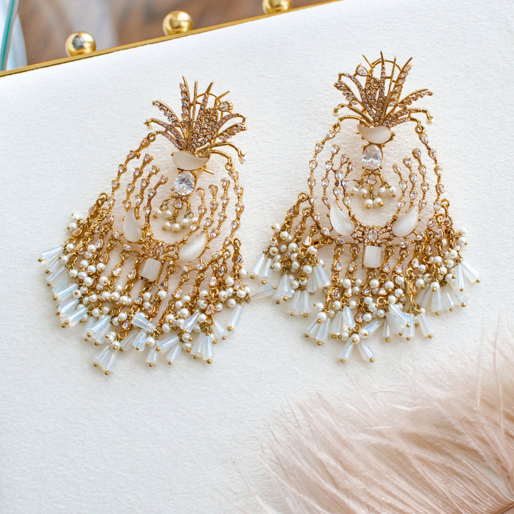 Ariana Earrings - White
