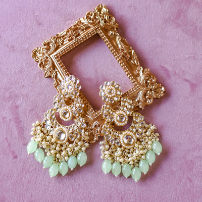Ashba Earrings - Mint Green