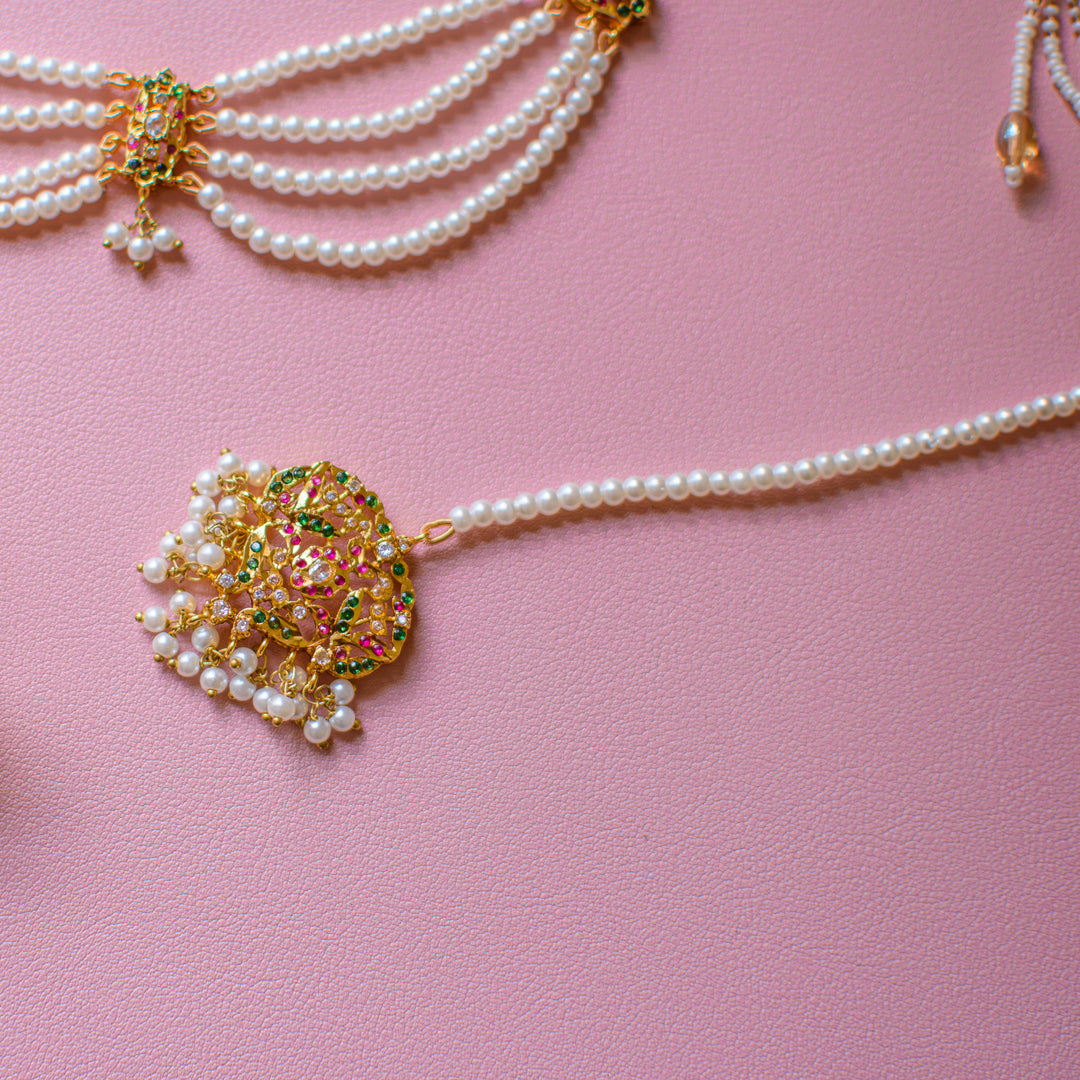 Divya Set - Ruby & Emerald