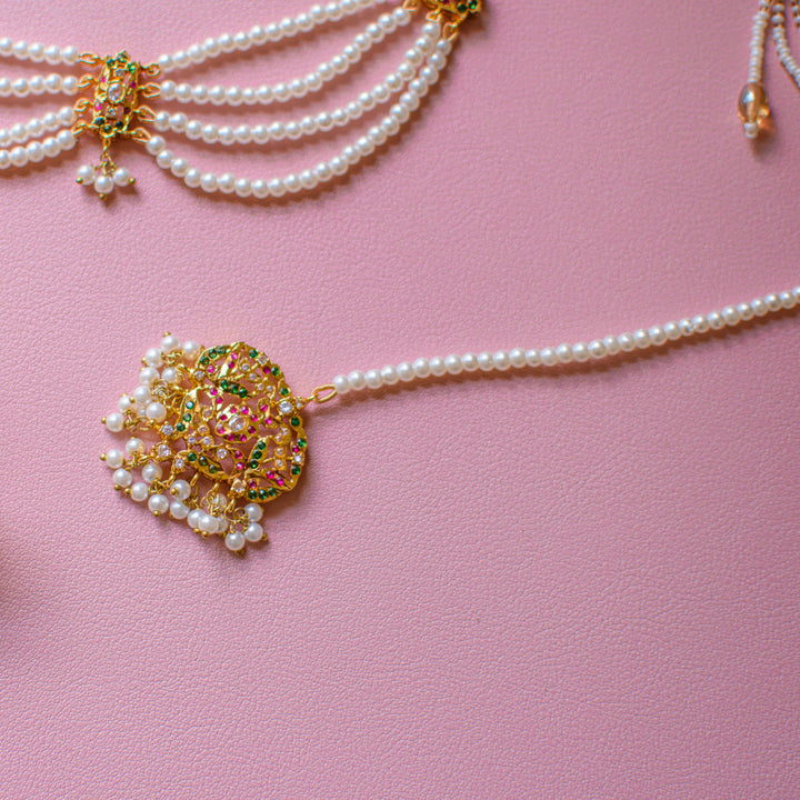 Divya Set - Ruby & Emerald