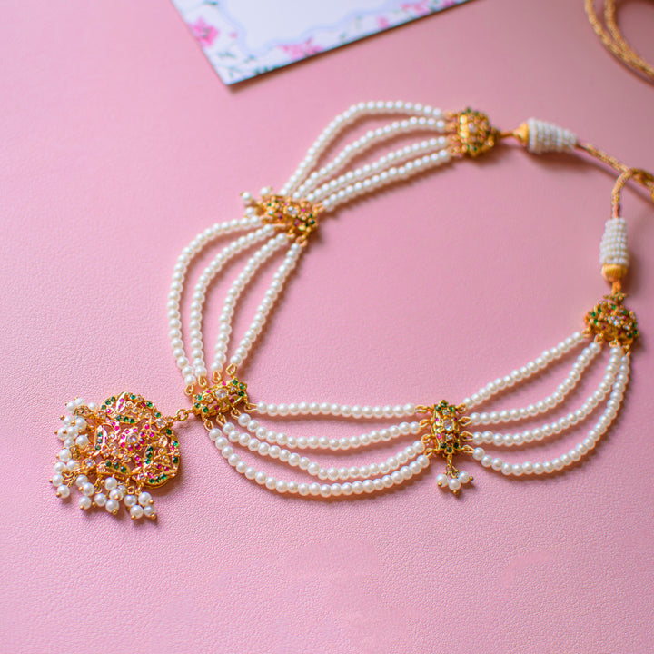 Divya Set - Ruby & Emerald