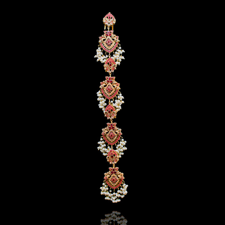 Sana Braid Pin - Ruby