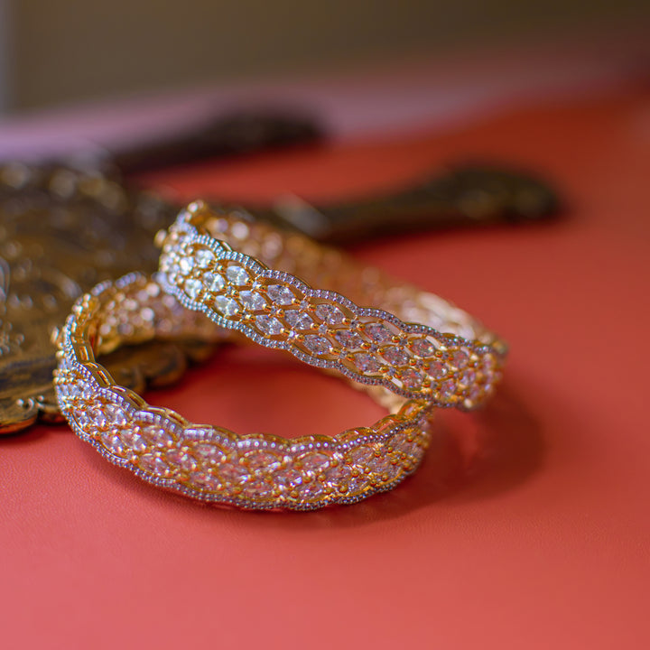Maliha Bangles - Available in 2 Plating Options