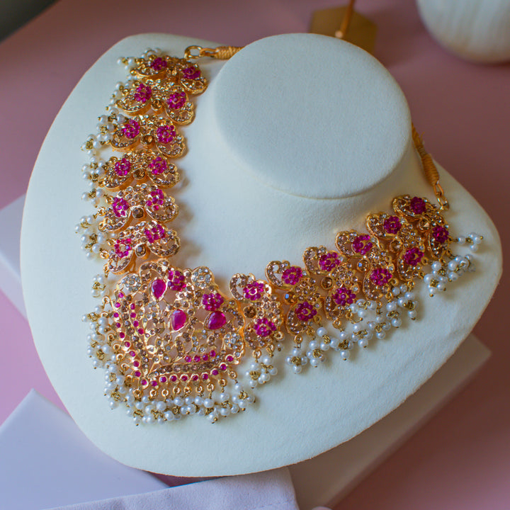 Alzena Necklace Set - Ruby