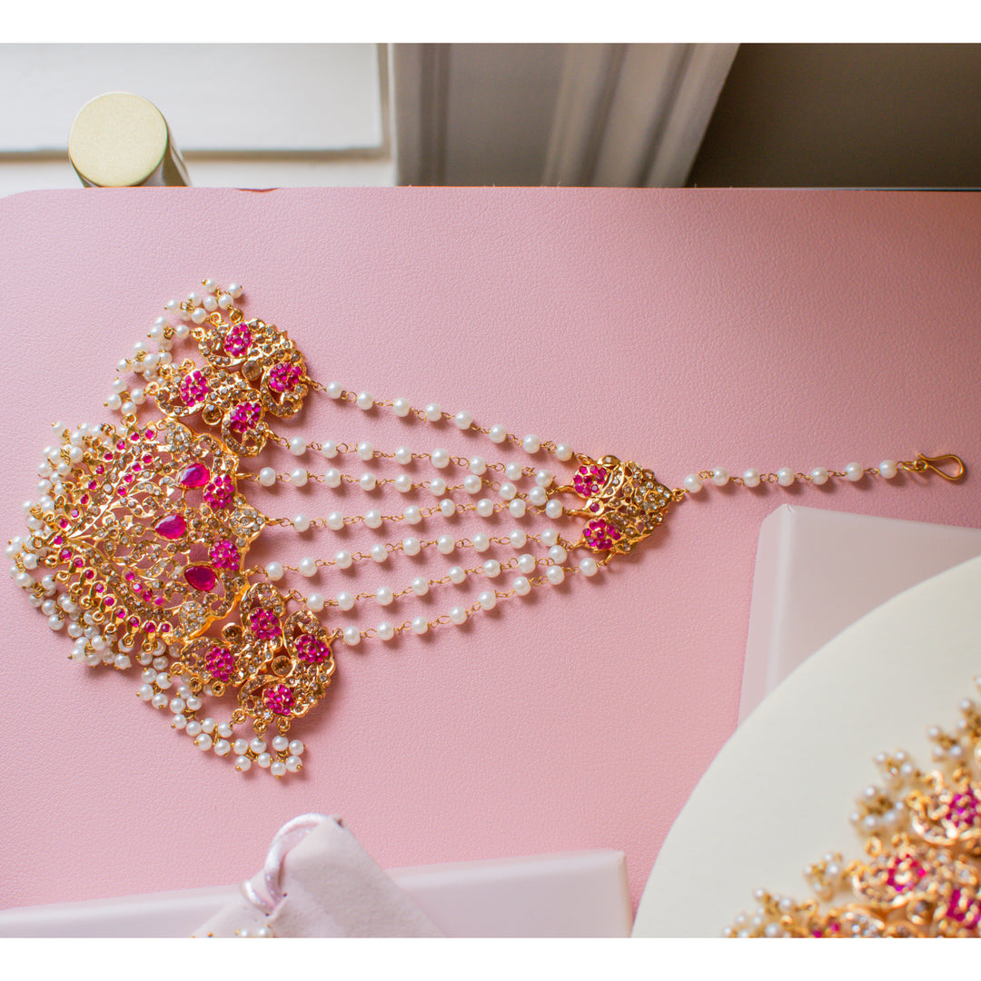 Alzena Necklace Set - Ruby