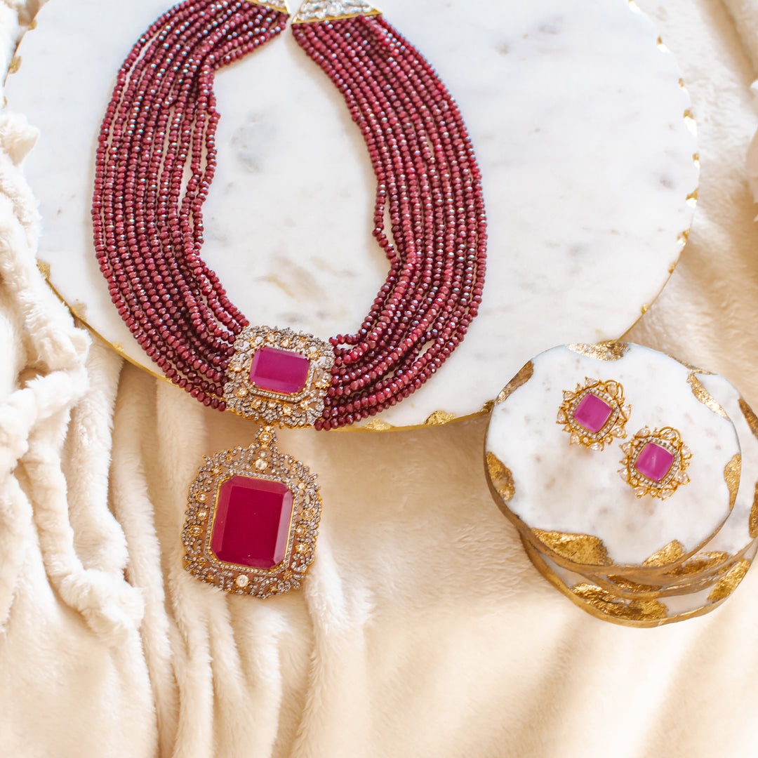 Sunita Set - Ruby