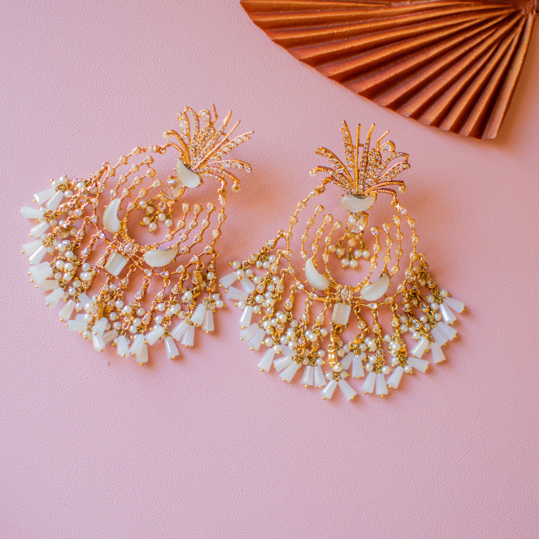 Ariana Earrings - White