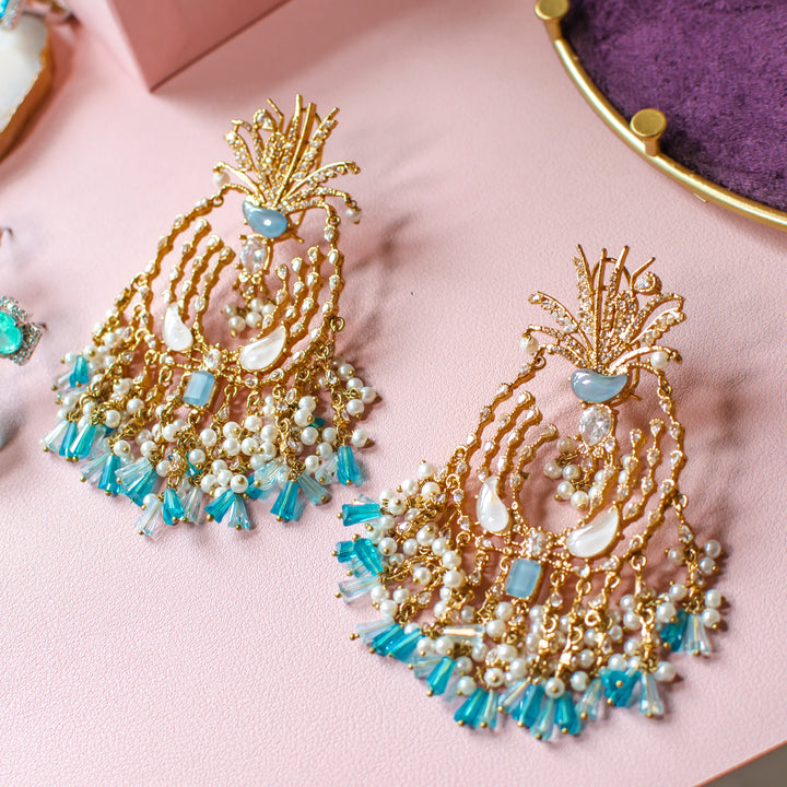 Ariana Earrings - Blue