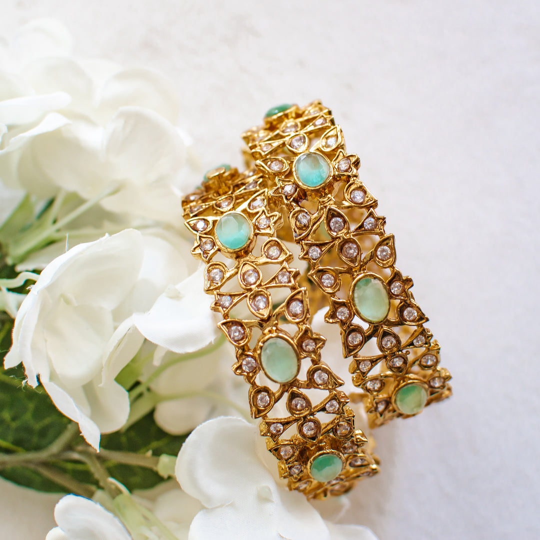 Zayan Bangles - Mint Green