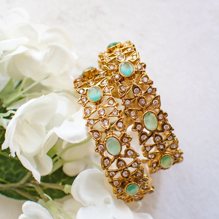 Zayan Bangles - Mint Green