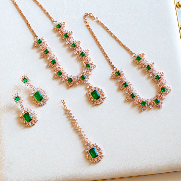 Veena Set - Emerald