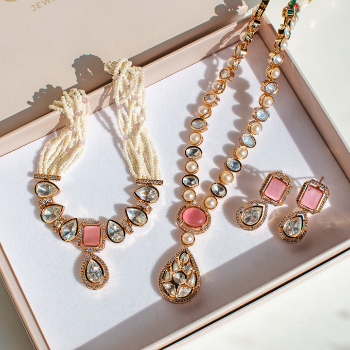 Anamika Set - Pink