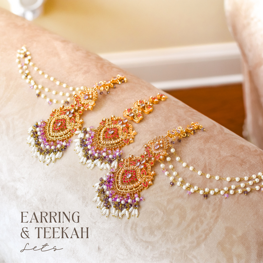 Earring & Teekah Set – á La Couture