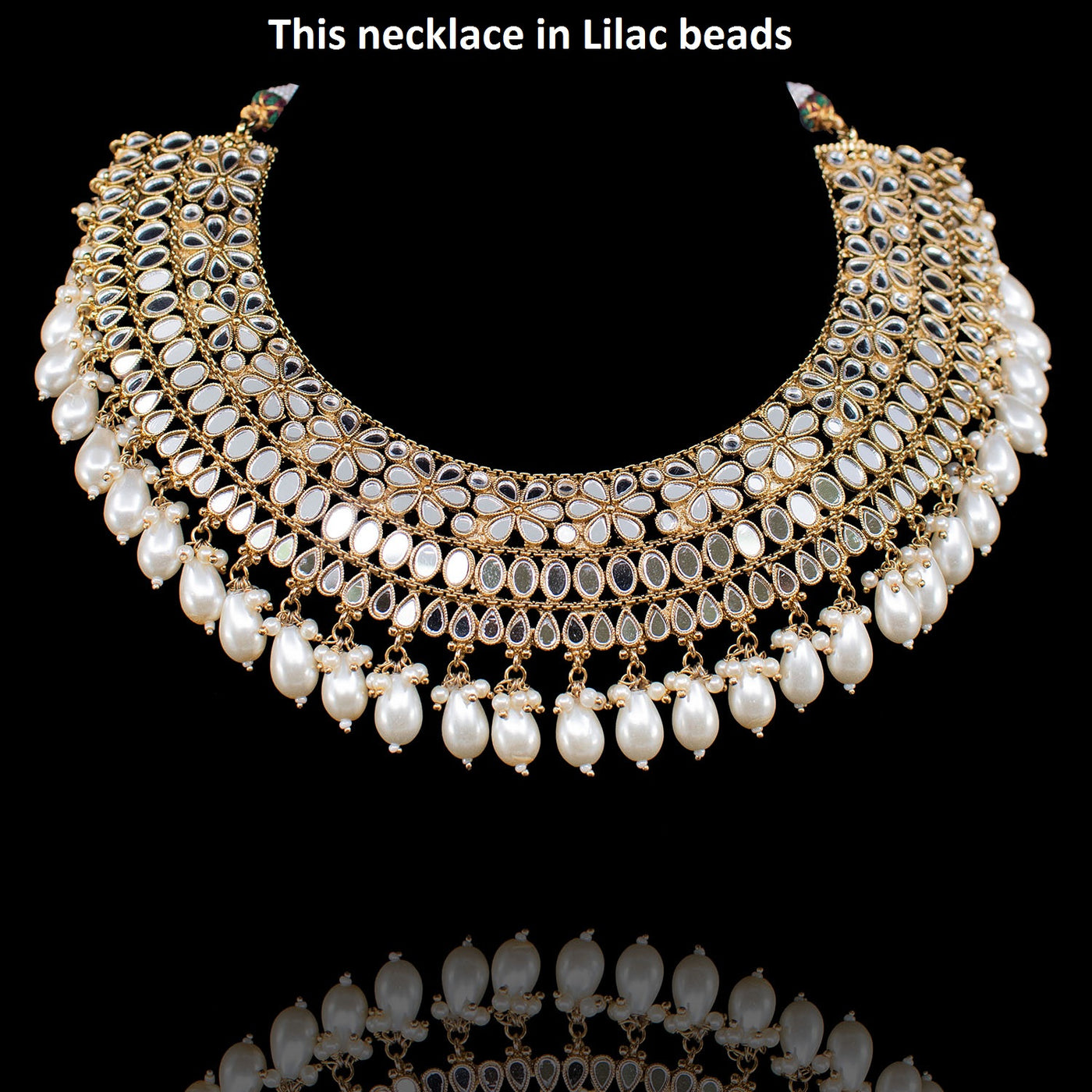 Custom order - Fareen necklace with Lilac beads
