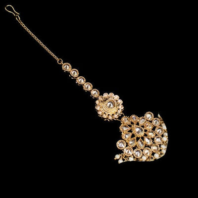 Custom Order - Zimel Set Pearl With Round Beads