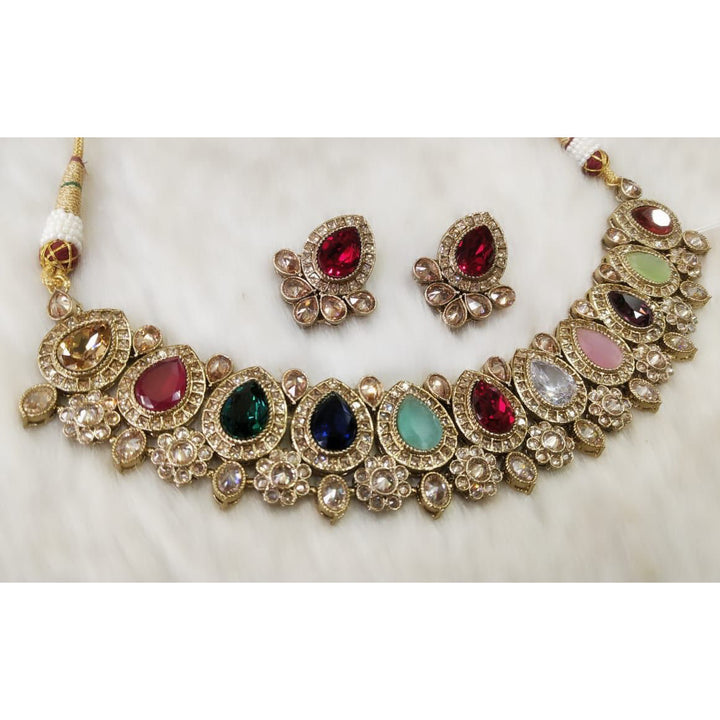 Waniya Choker Set - Multi