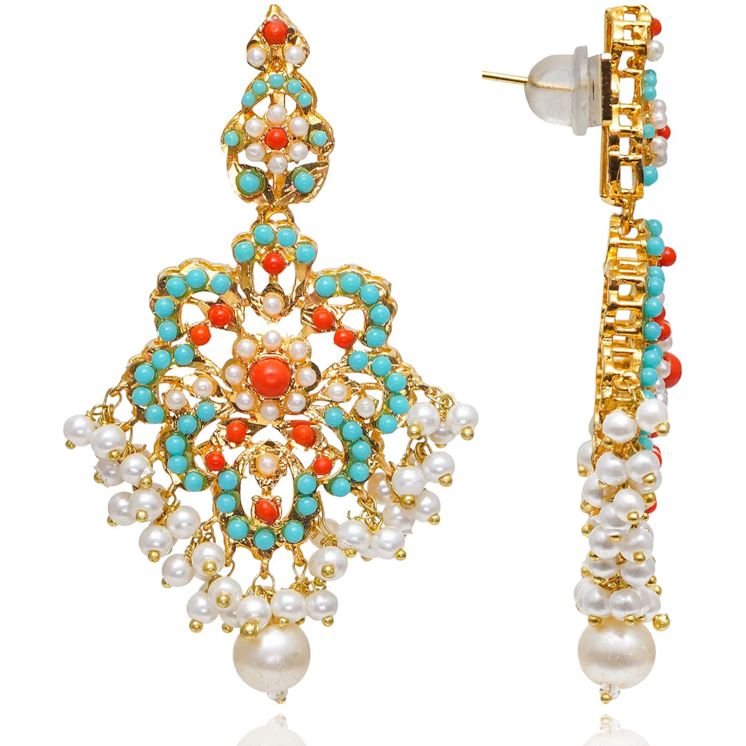 Custom Order - Eliah Set - Orange & Feroza