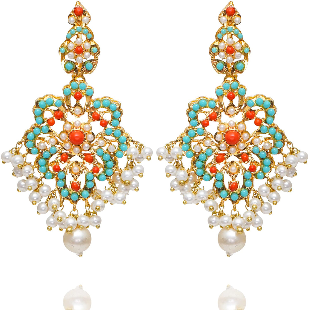 Custom Order - Eliah Set - Orange & Feroza