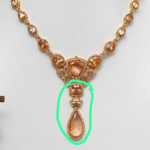 Custom Order - Hazel Choker W/ Maurein Set Necklaces 2 Layers & Teekah