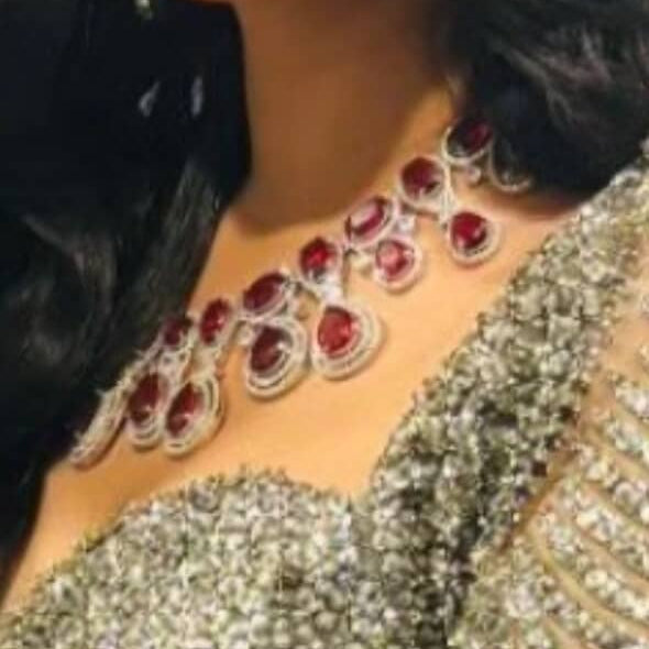 Custom Order - Mantasha Set W/ Silver Plating