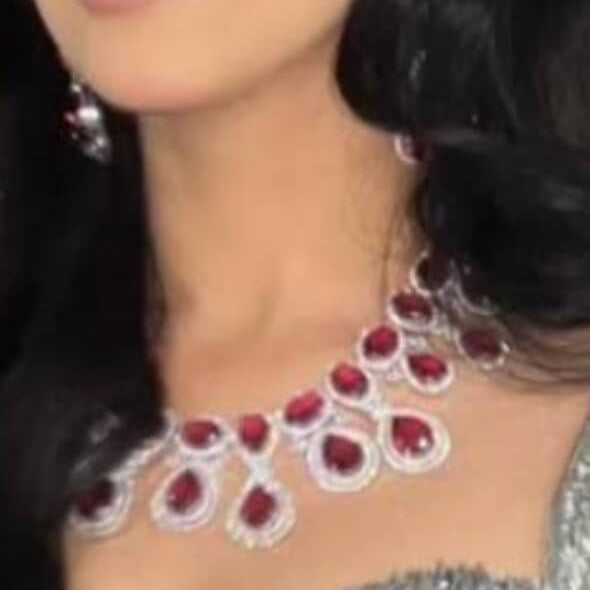 Custom Order - Mantasha Set W/ Silver Plating