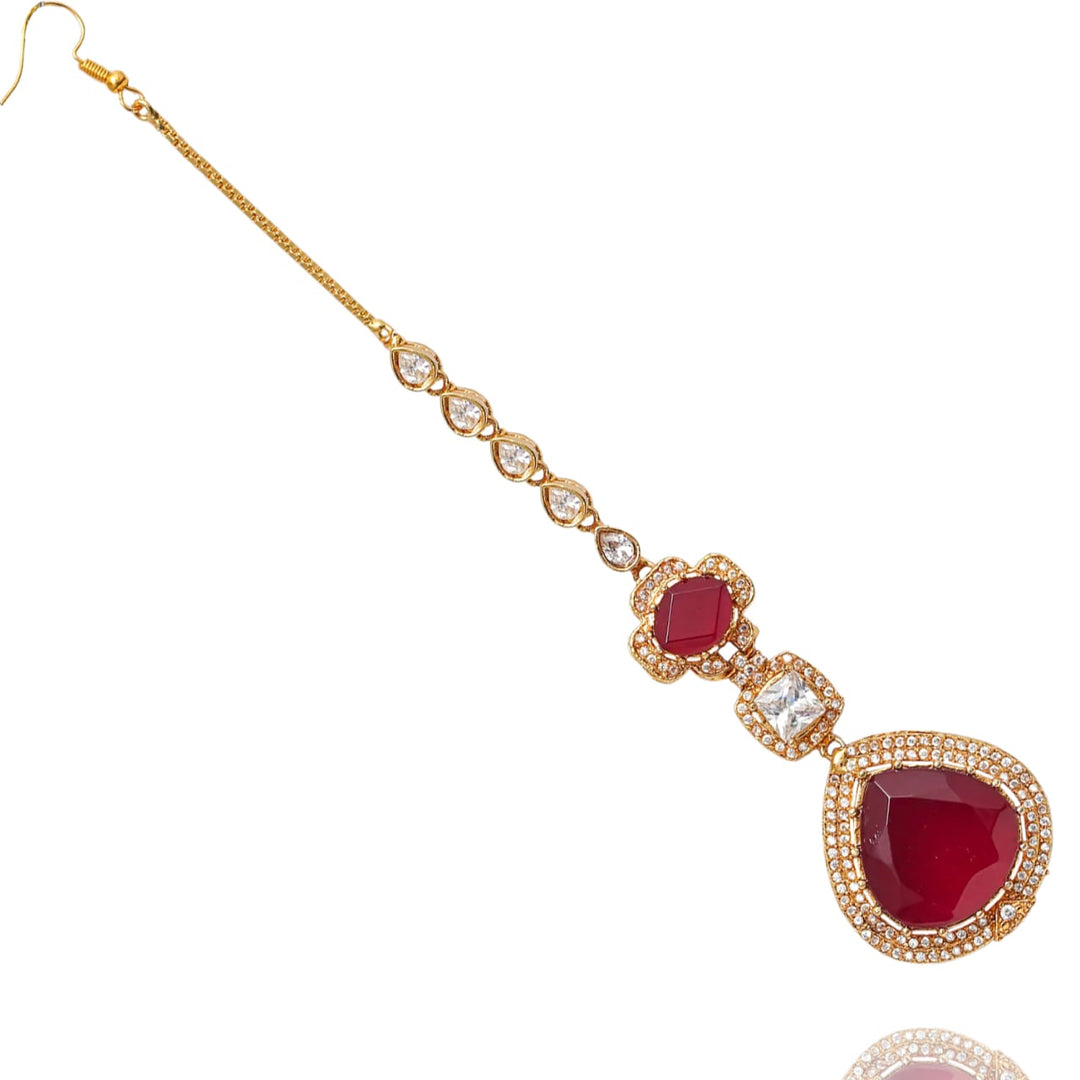 Ayesha Set - Ruby & Emerald