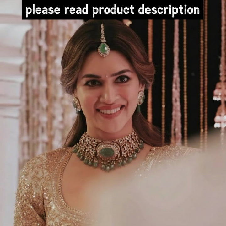 Custom Order - Sahar Set W/ Red Stones & Beads