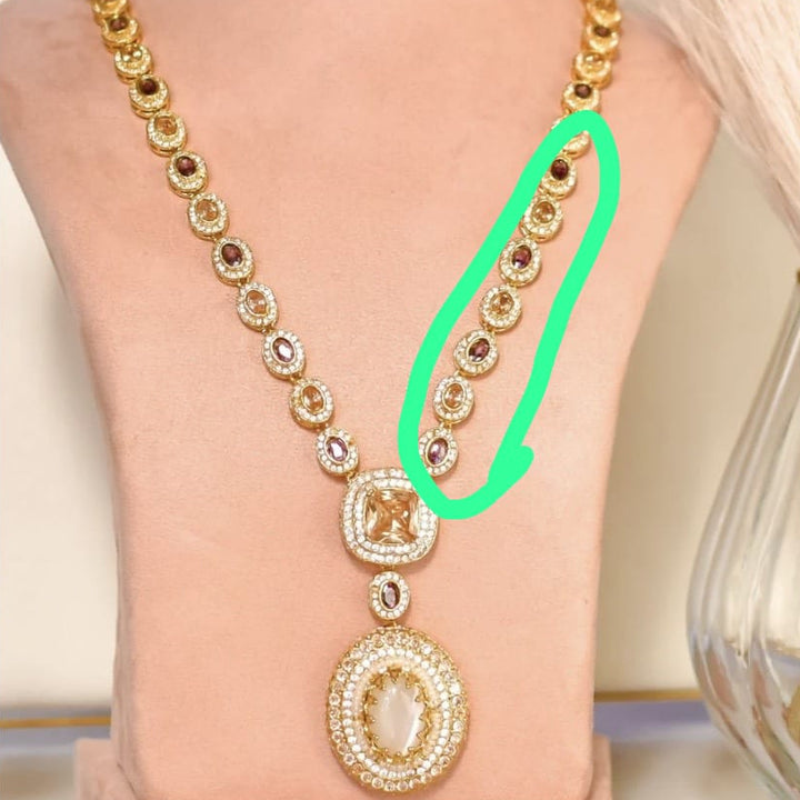 Custom Order - Amila Teekah W/ Champagne Stone