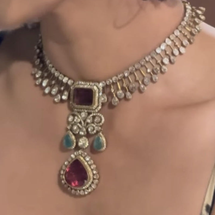 Custom Order - Kanika Set W/ Antique Gold Plating