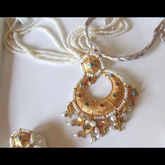 Custom Order - Nirvi Necklace Only W/ Pearl String