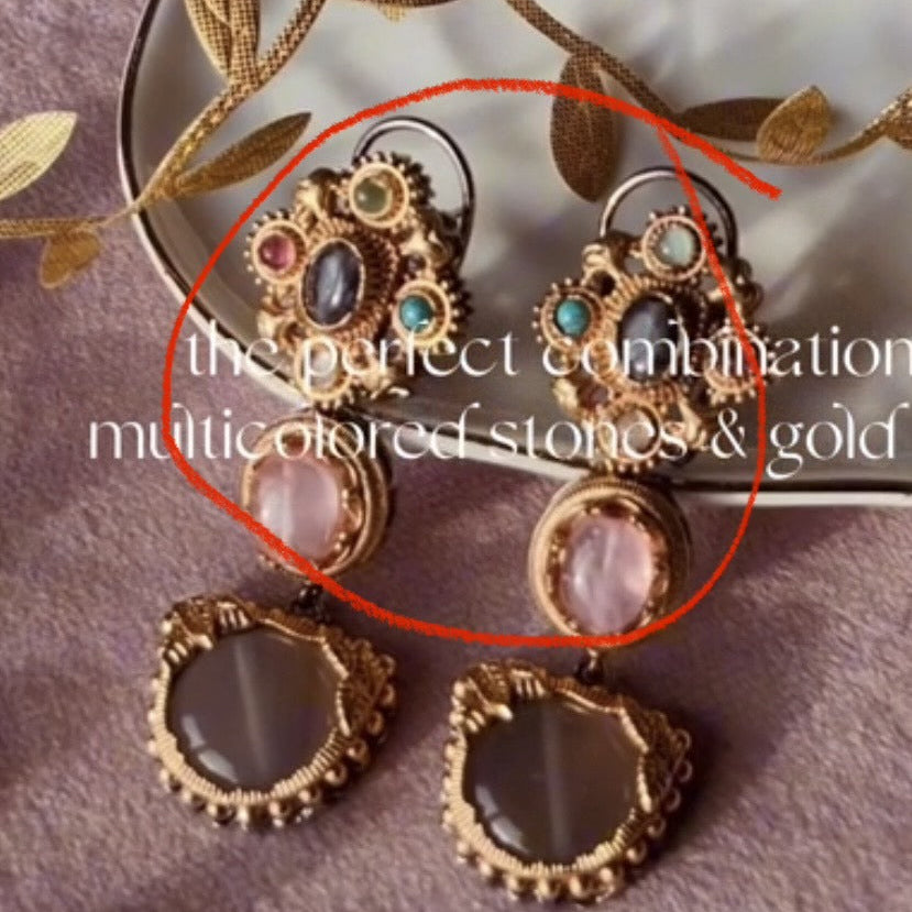 Custom Order - Kanza Set With Small Earrings