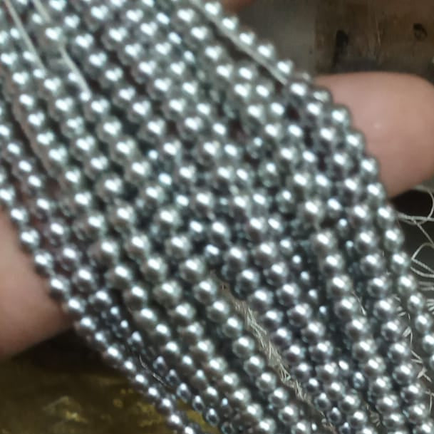 Custom Order - Mewish Set CZ W/ Grey Pearls