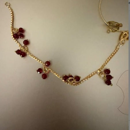 Custom Order - Gulrukh Set W/ Teekah, Jhoomar & Nose Ring