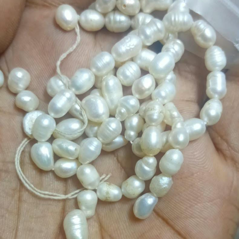 Custom Order Divya Set - Ruby & Emerald W/ Real Pearls