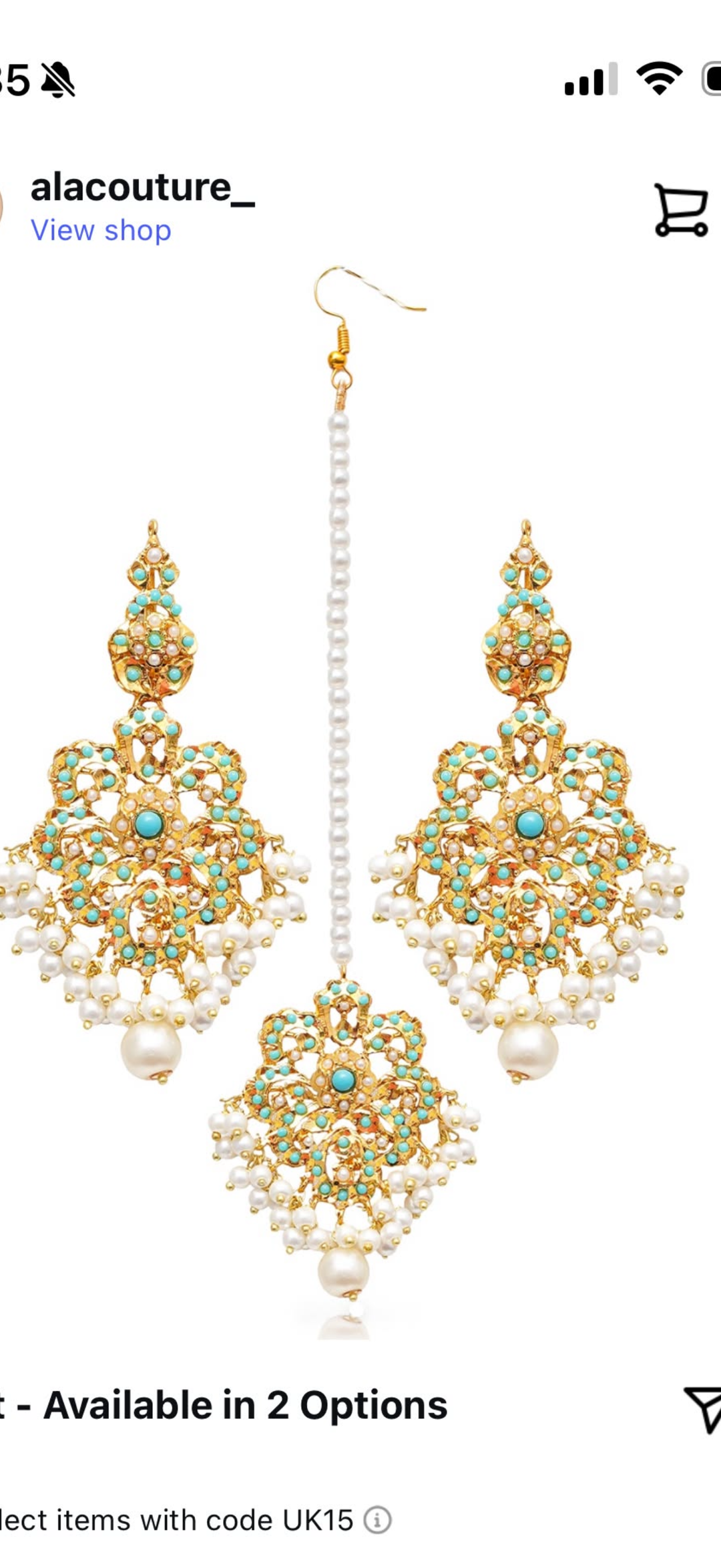 Custom order - Eliah Earring & Teekah