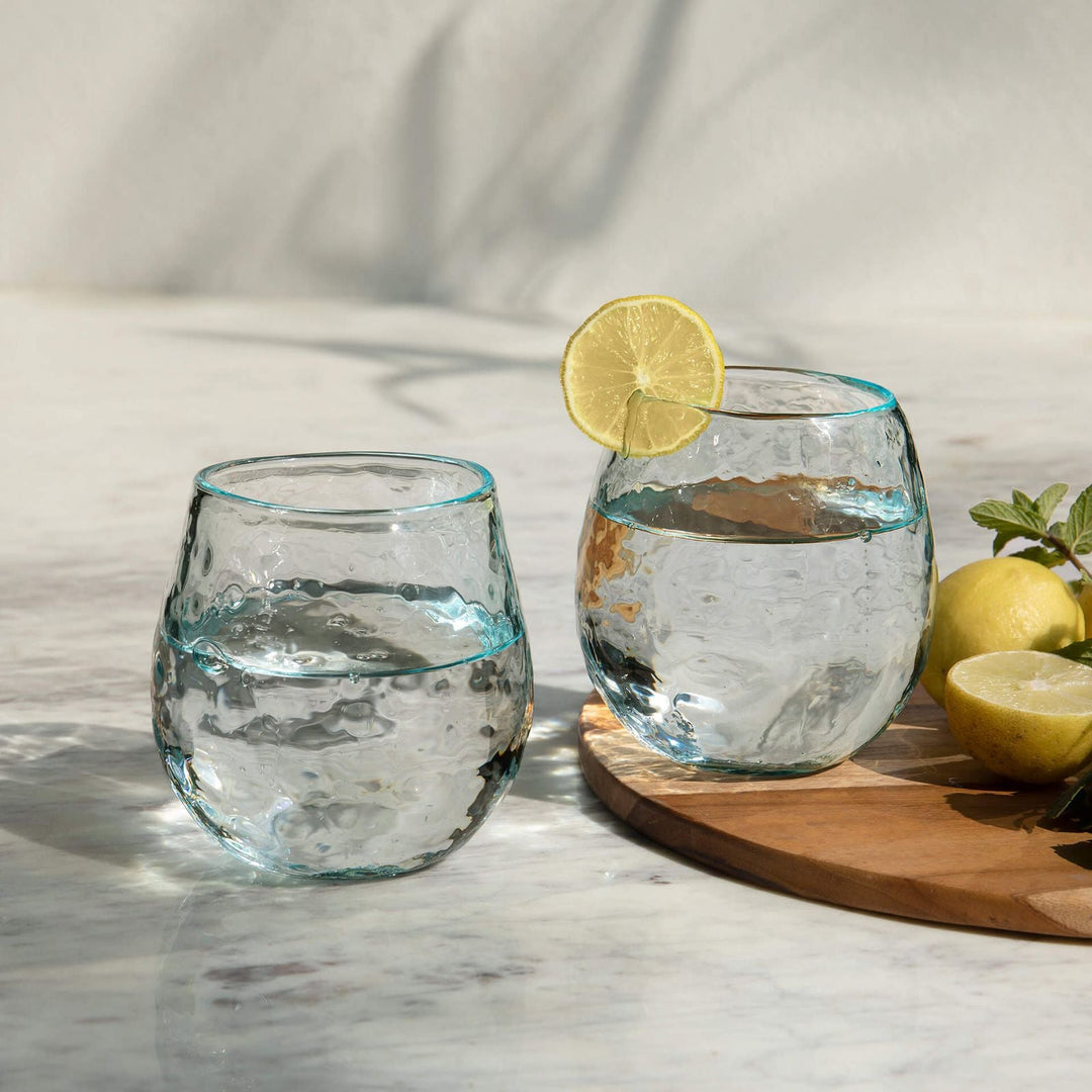 Light Blue Tumbler- Set Of 2