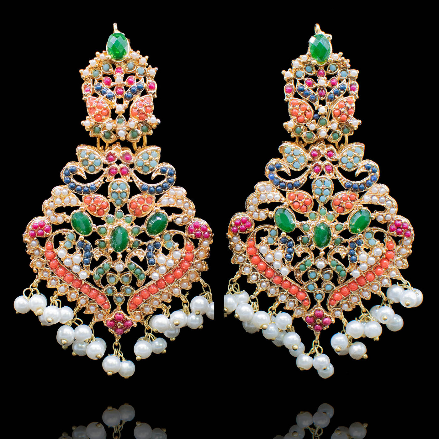 Poonam Earrings - Available in 3 Colors