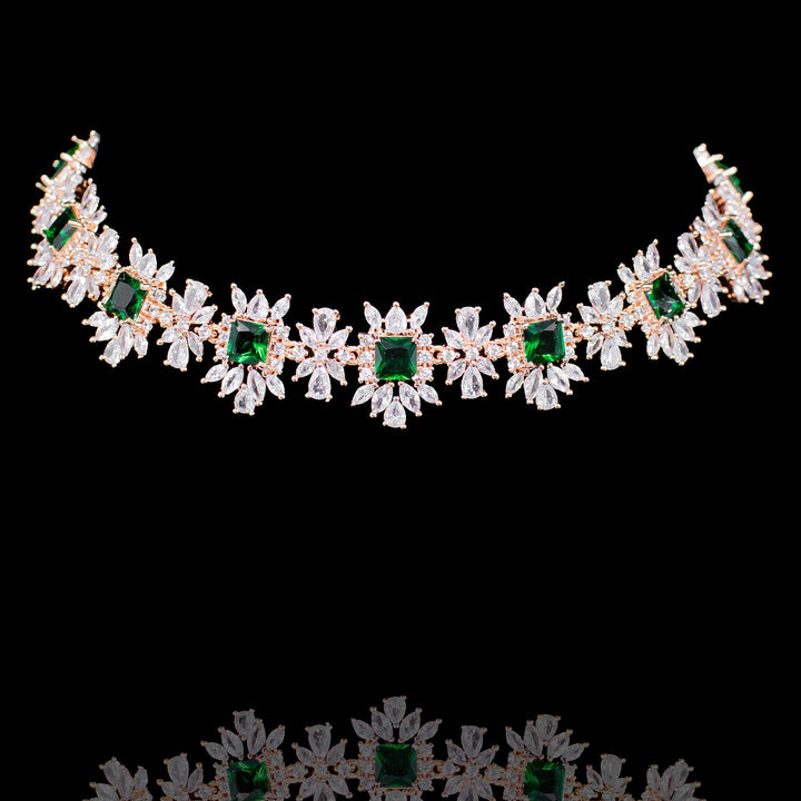 Veena Look - Emerald