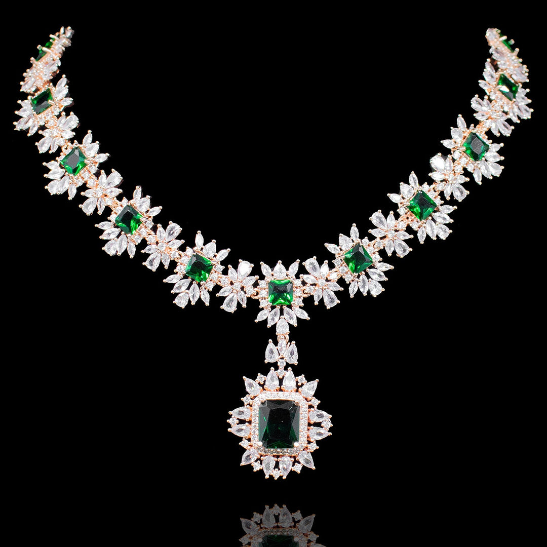 Veena Look - Emerald