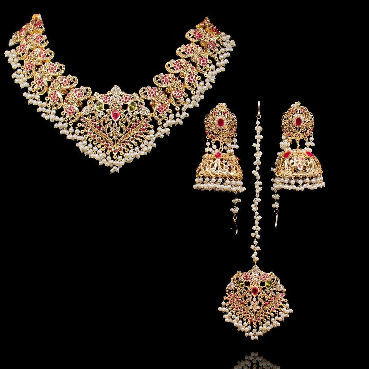 Custom Order - Minsa Necklace, Teekah & Earrings
