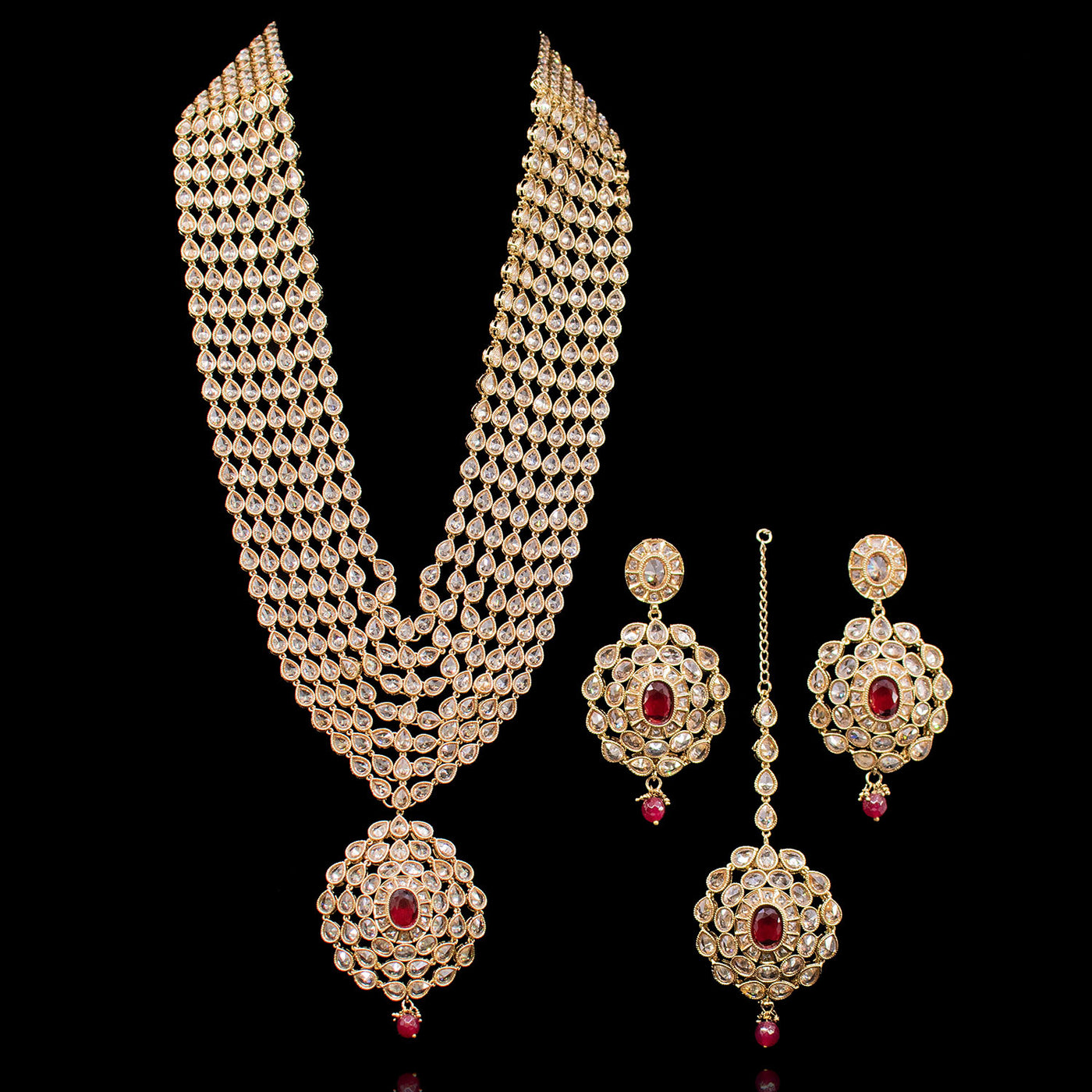 Custom order - Freya set in Dark Red/Maroon