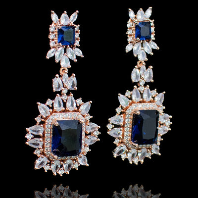Veena Earrings Sapphire - Available in 3 Options