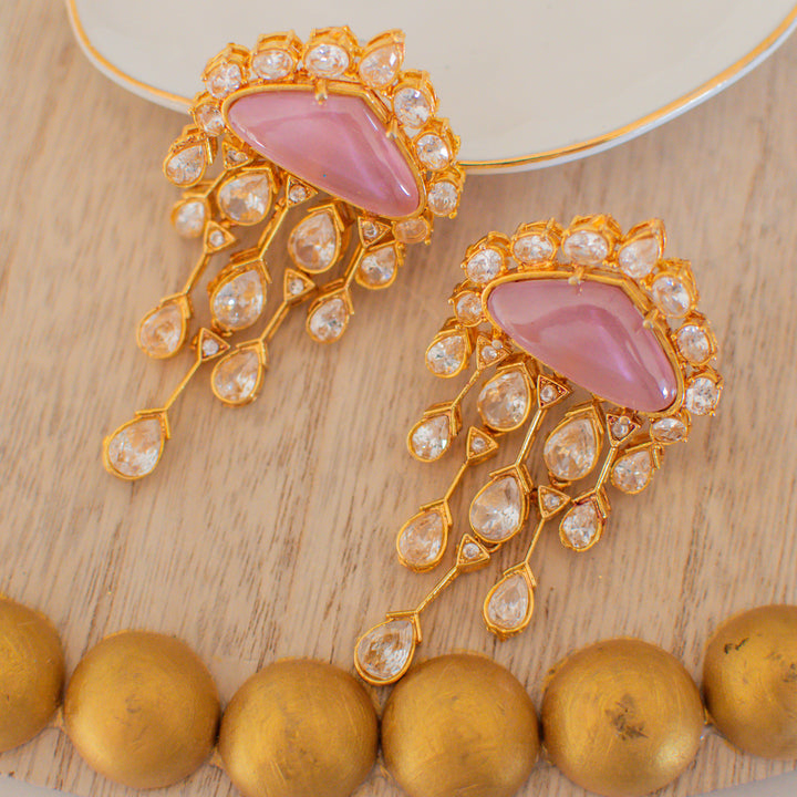Remi Earrings - Soft Pink